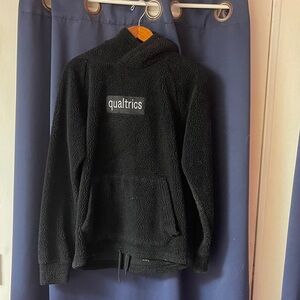 Black Qualtrics Fleece Hoodie
